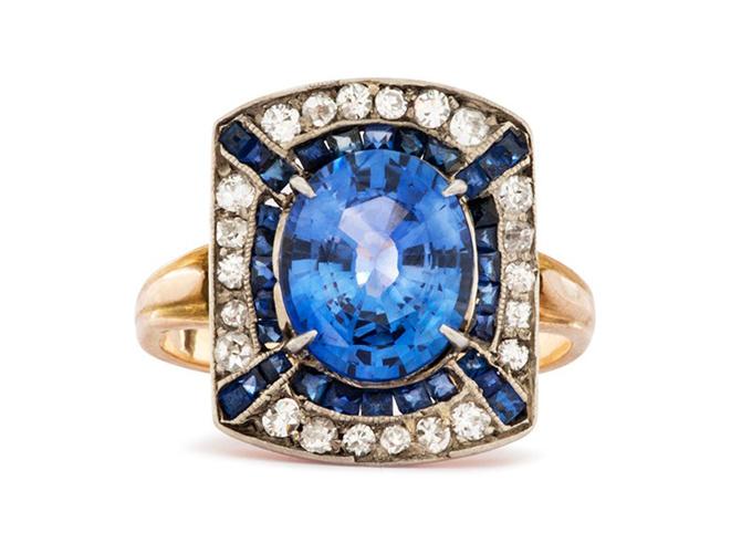 Friday Favorite: Edwardian Sapphire & Diamond Ring