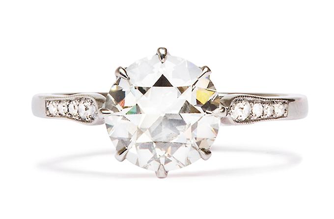 Friday Favorite: Trinity Vintage Engagement Ring