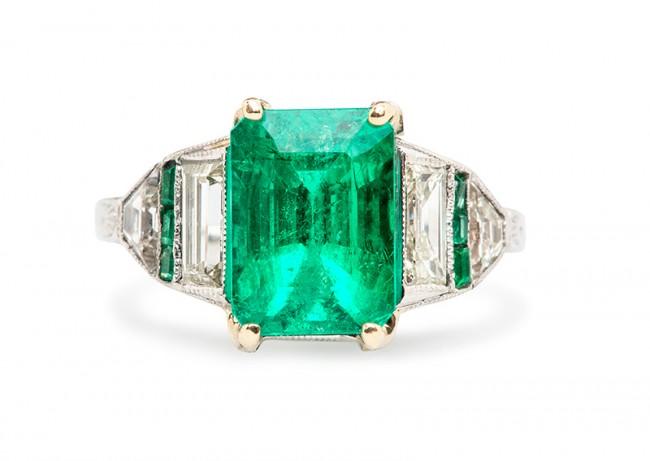 Friday Favorite:  Eagle Lake Vintage Diamond Engagement Ring