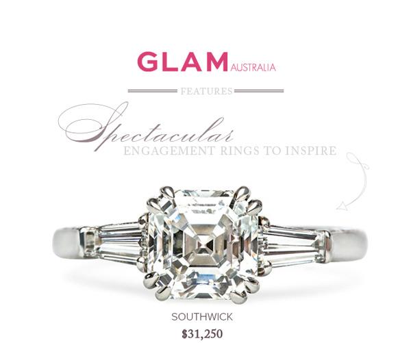 T&H Vintage Inspired Engagement Rings Featured on Glam Australia!