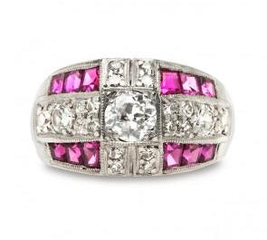 The Vintage Ruby Engagement Ring: Consider a Pop of Crimson Color