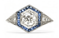 True Blue Love: Why Vintage Sapphire Engagement Rings Are Gaining in Popularity