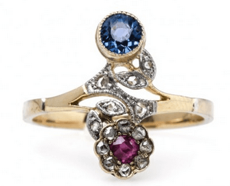 A Collection of Unique Designs: Vintage Flower Engagement Rings & More
