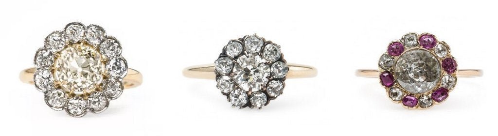 Diamond Flower Ring | Get Yours Now at Trumpet & Horn