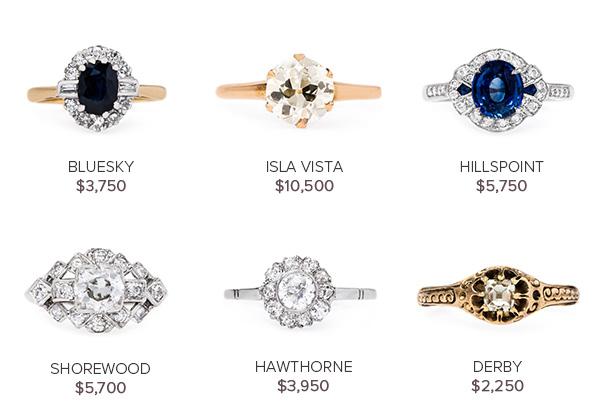 Vintage Engagement Rings: June 14