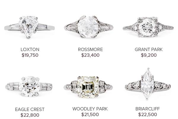 Vintage Engagement Rings July 26