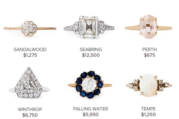 Vintage Engagement Rings August 2