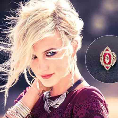 Celebrity Engagement Rings: Ashlee Simpson