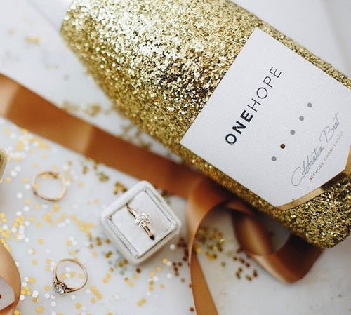 OneHope Wine | Vintage engagement rings wine charity event