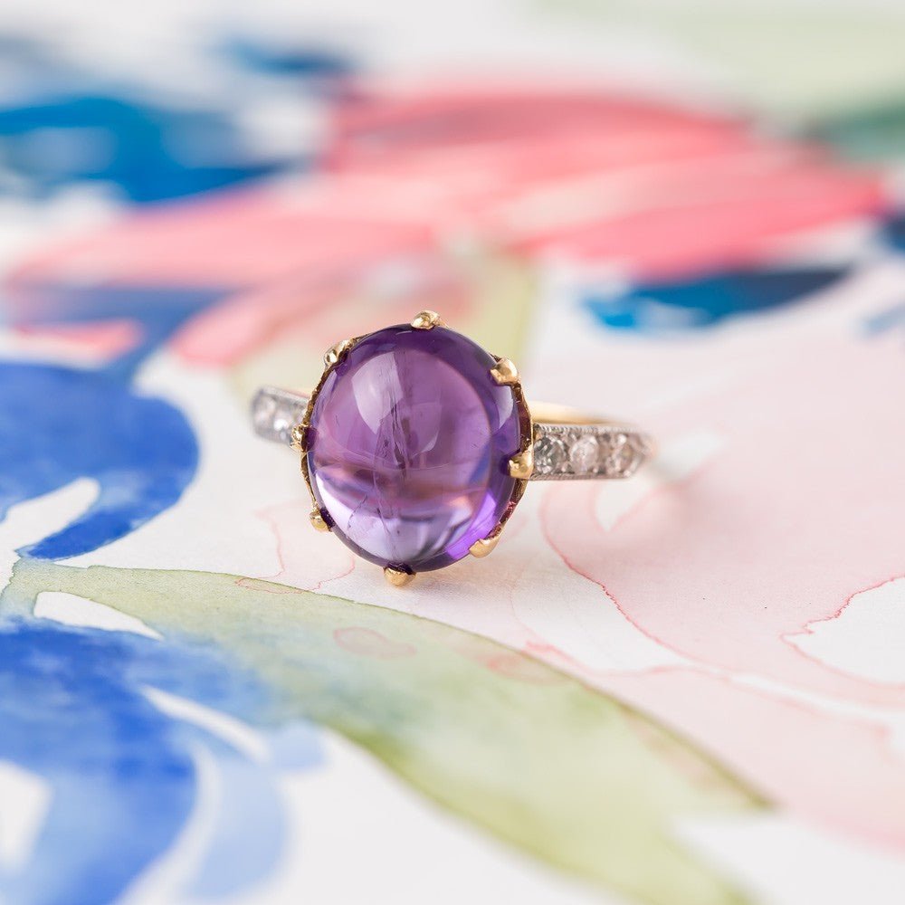 Swooning for Amethysts in February!