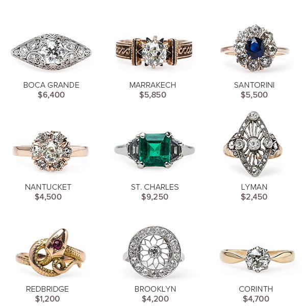 Vintage Engagement Rings February 24