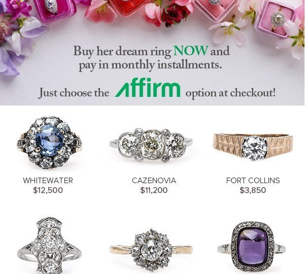 Vintage Engagement Rings March 3