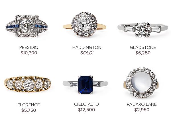 Vintage Engagement Rings October 20