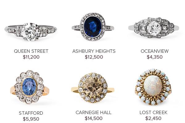 Vintage Engagement Rings October 27