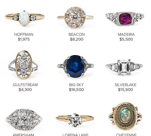Vintage Engagement Rings April 28