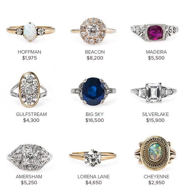 Vintage Engagement Rings April 28