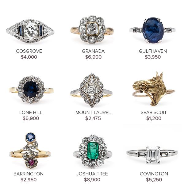 Vintage Engagement Rings April 7