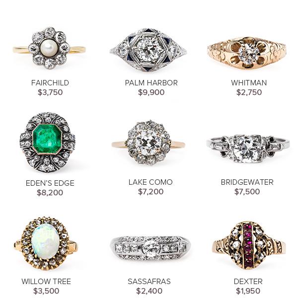 Vintage Engagement Rings August 4