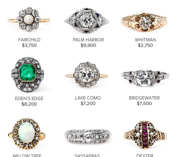 Vintage Engagement Rings August 4