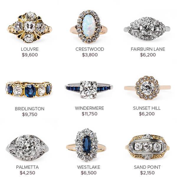 Vintage Engagement Rings August 11