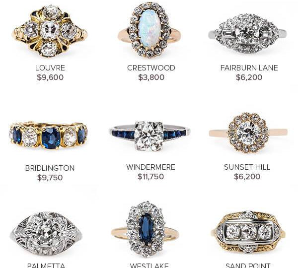 Vintage Engagement Rings August 11
