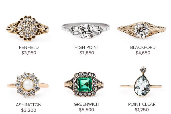 Vintage Engagement Rings August 18