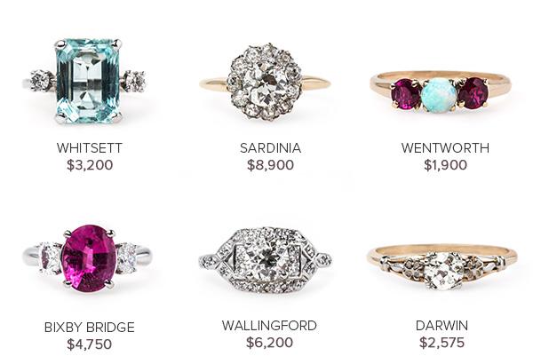 Vintage Engagement Rings August 25