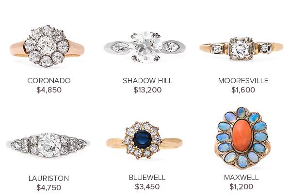 Vintage Engagement Rings February 2