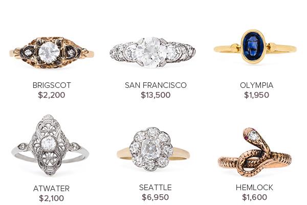Vintage Engagement Rings February 16