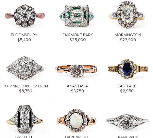 Vintage Engagement Rings July 7