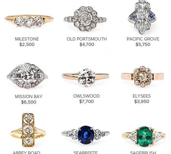 Vintage Engagement Rings July 21