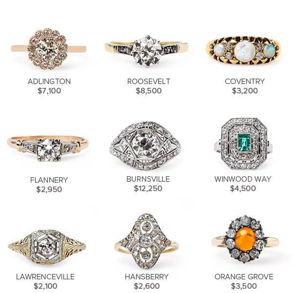 Vintage Engagement Rings: July 28