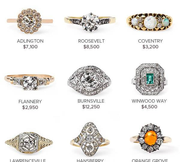 Vintage Engagement Rings: July 28