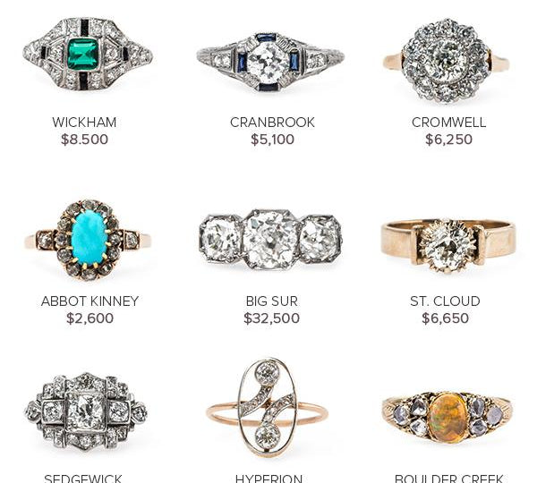 Vintage Engagement Rings June 2