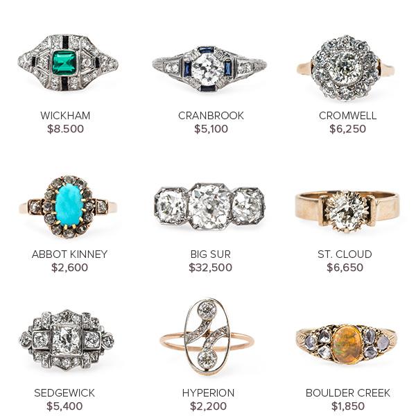 Vintage Engagement Rings June 2