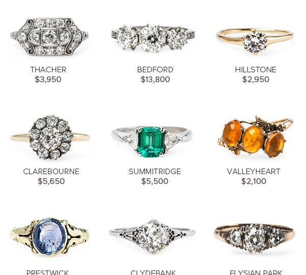 Vintage Engagement Rings June 9