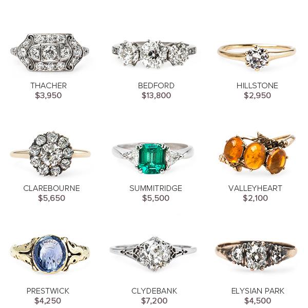 Vintage Engagement Rings June 9