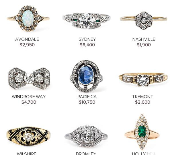 Vintage Engagement Rings June 16