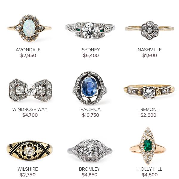 Vintage Engagement Rings June 16