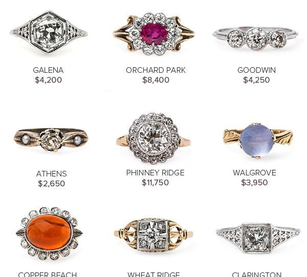 Vintage Engagement Rings June 30
