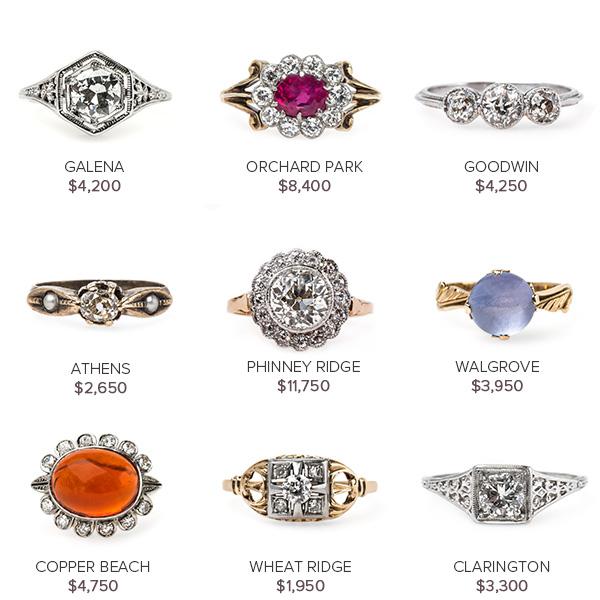 Vintage Engagement Rings June 30