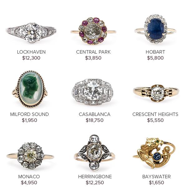 Vintage Engagement Rings March 10