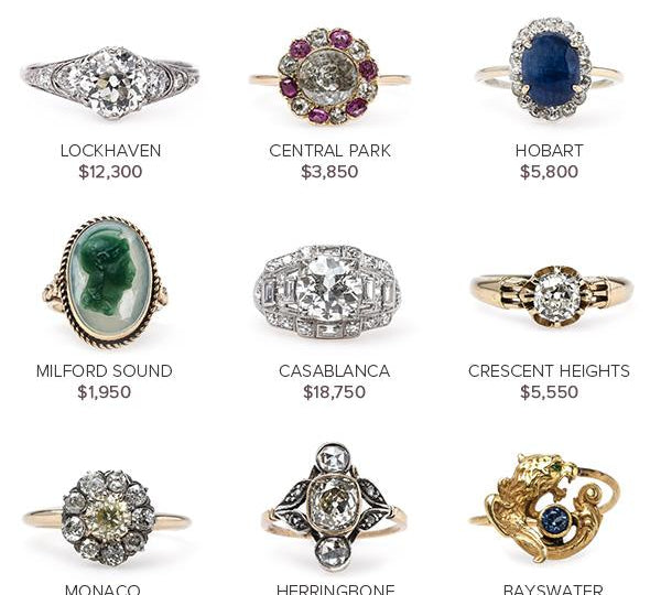 Vintage Engagement Rings March 10