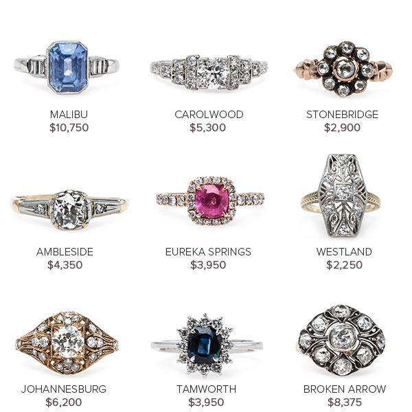 Vintage Engagement Rings March 17