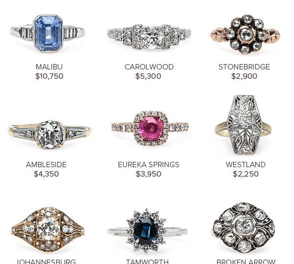 Vintage Engagement Rings March 17