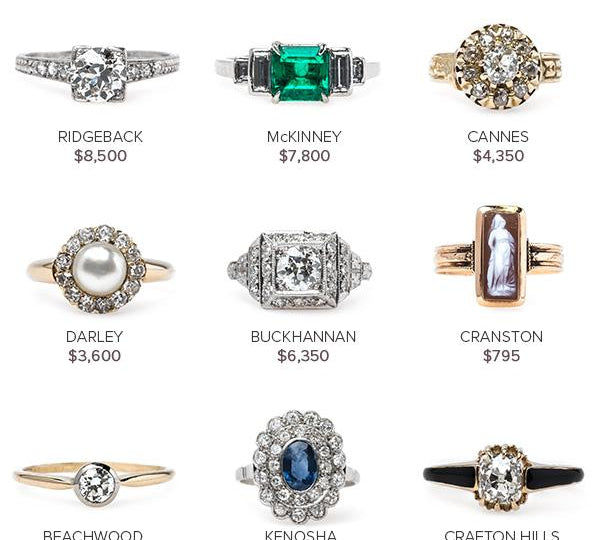 Vintage Engagement Rings March 24