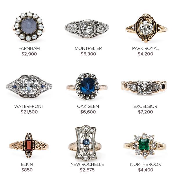 Vintage Engagement Rings March 31