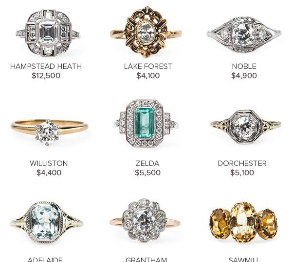 Vintage Engagement Rings May 12