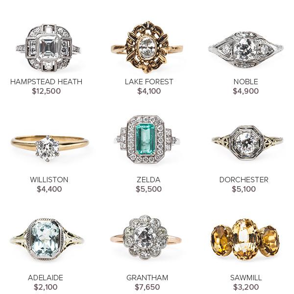 Vintage Engagement Rings May 12