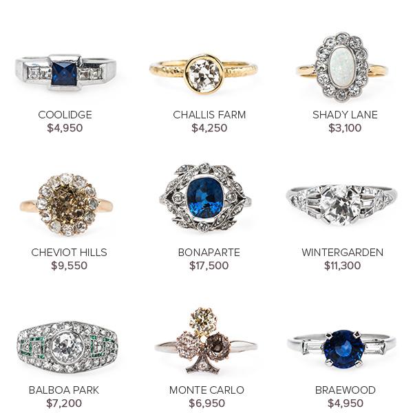 Vintage Engagement Rings May 26